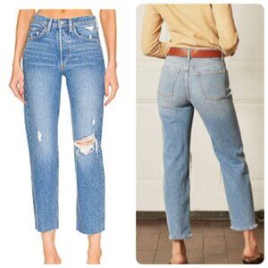 Boyish The Tommy Stretch Jeans Sz 27 Highrise Straight in Wild Times